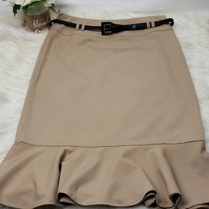 East 5th Ruffle Flare Bottom Skirt